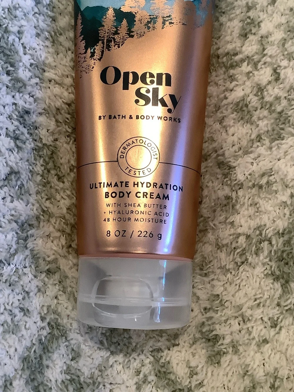 Bath & Body Works Open Sky Scented Ultimate Hydration Body Cream NWT 8oz.